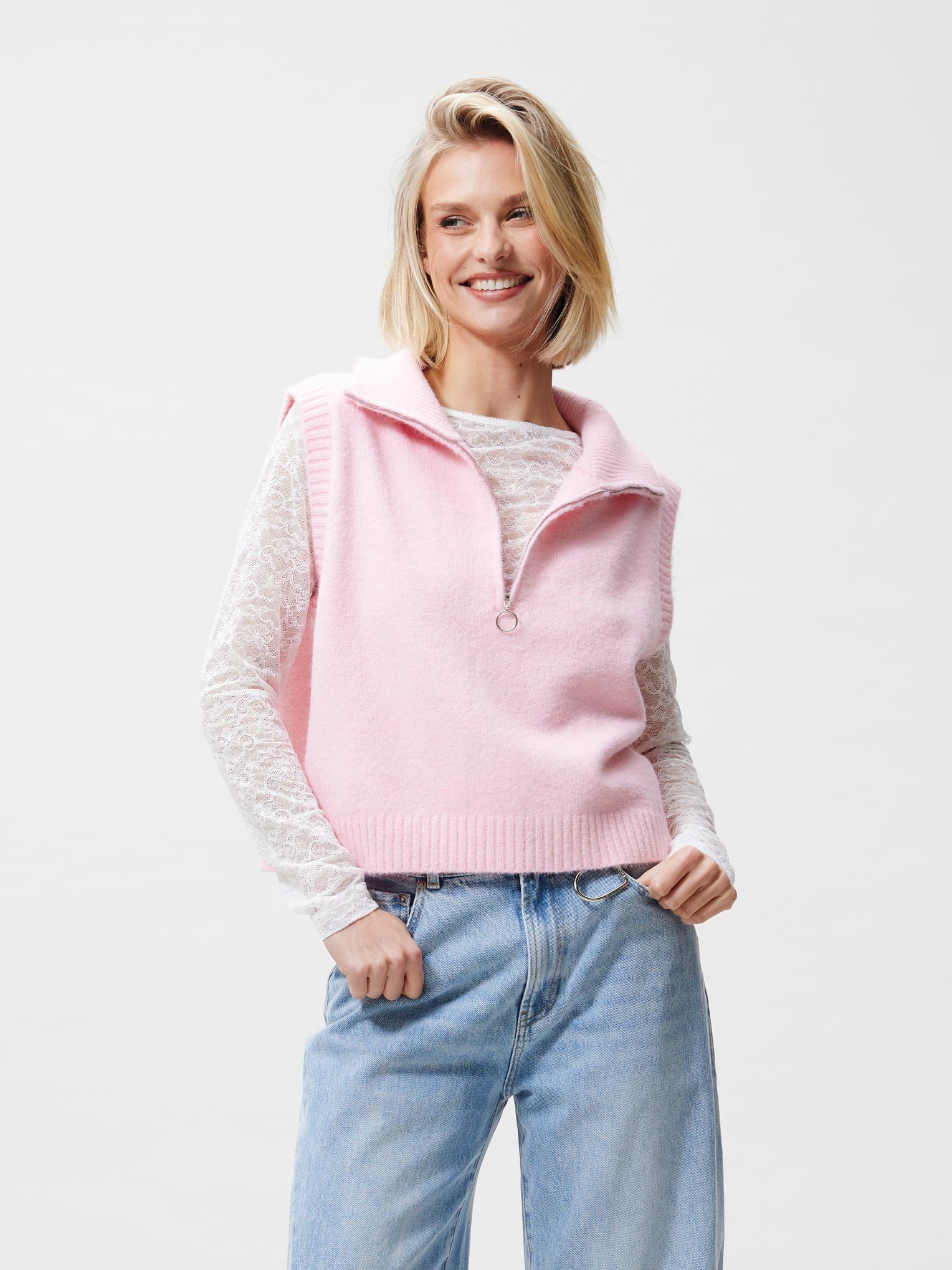 Half zip vest | Fairy Tale