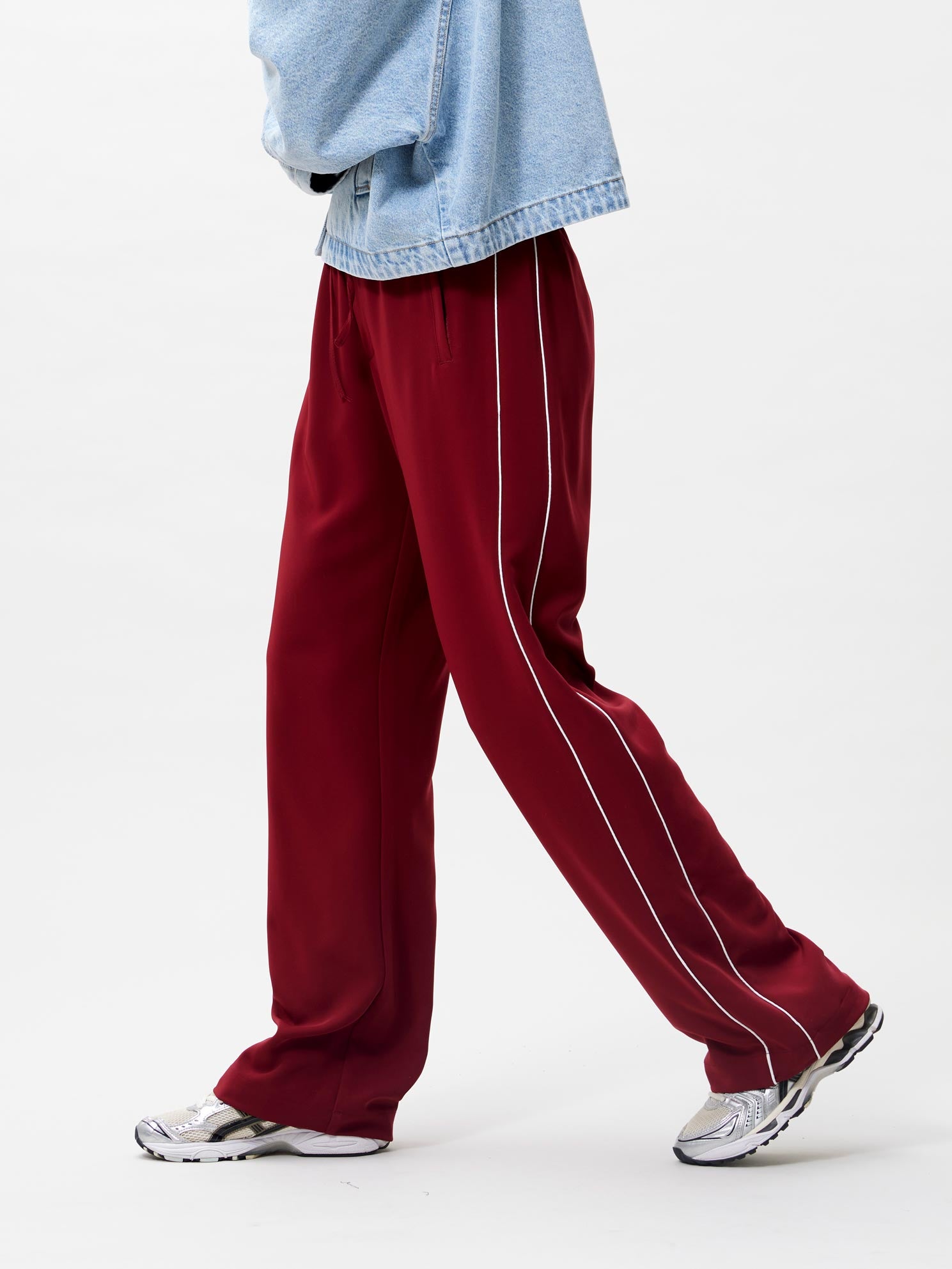 Tracksuit trousers met bies detail | Rhubarb
