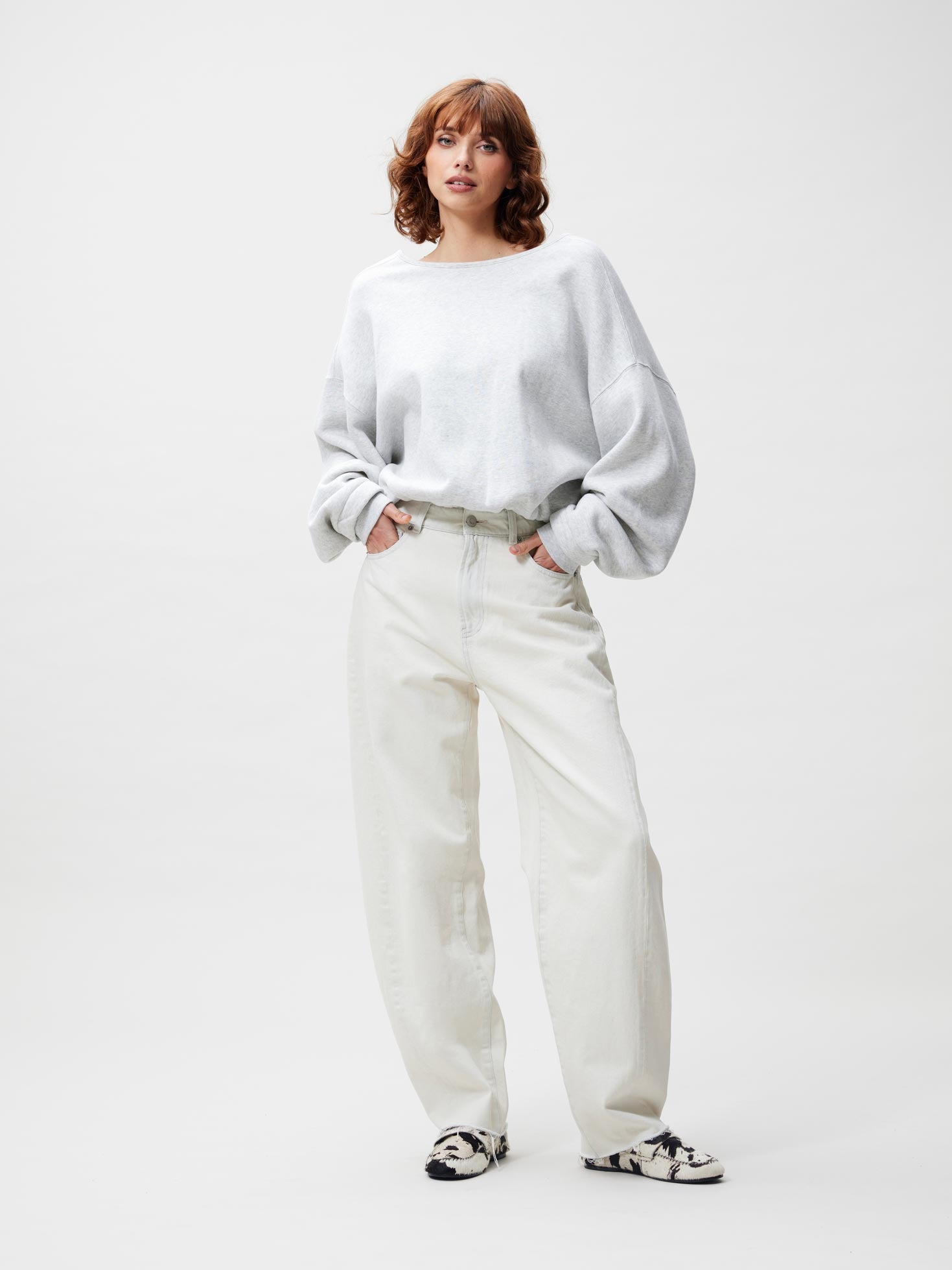 Super barrel fit jeans | Bone