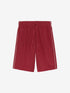 Tracksuit bermuda with piping | Rhubarb