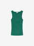 Classic rib singlet | Wild Green