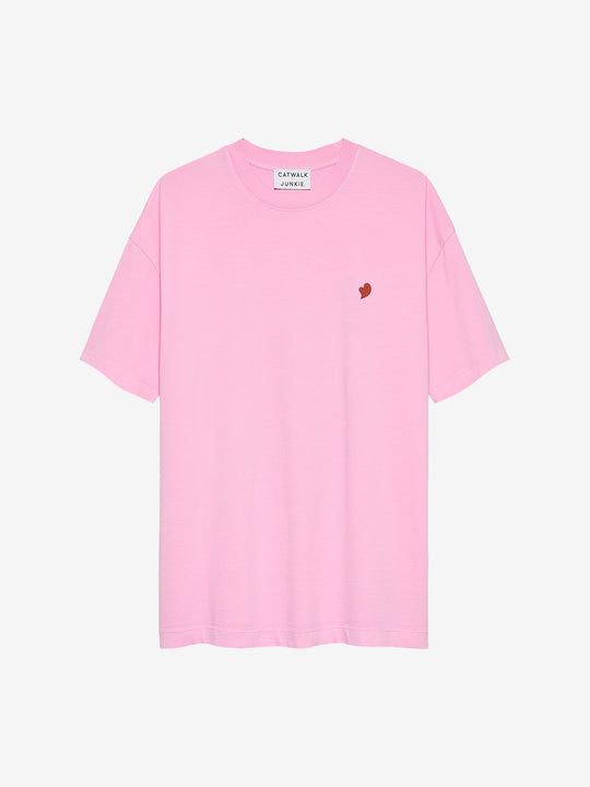 Oversized graphic Tshirt | Soft Pink