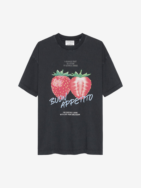 Oversized graphic Tshirt | Dark Grey
