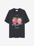 Oversized graphic Tshirt | Dark Grey
