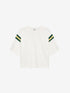 Loose fit Tshirt with sleeve detail | Off White