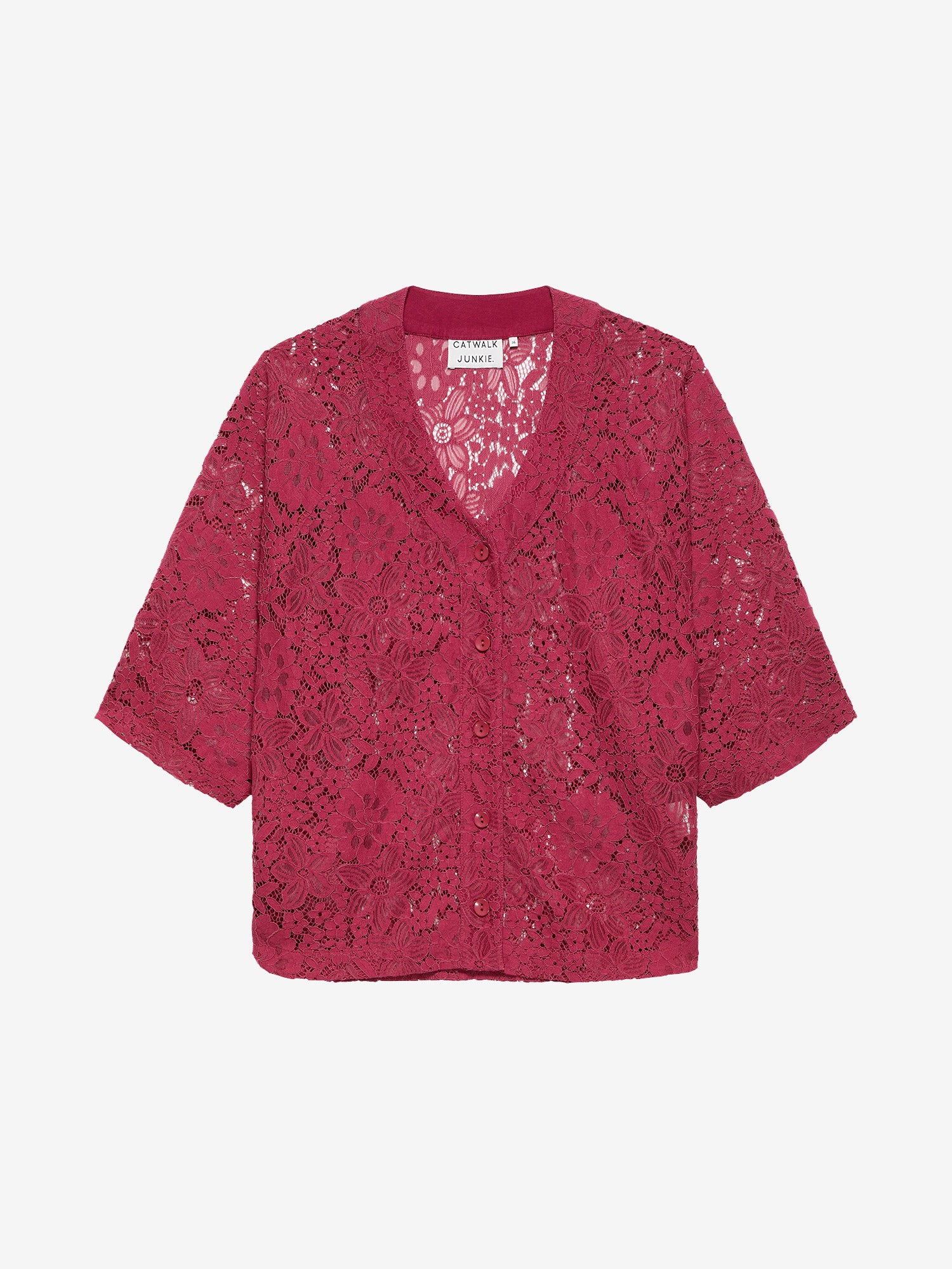 Lace baseball shirt | Cranberry Juice