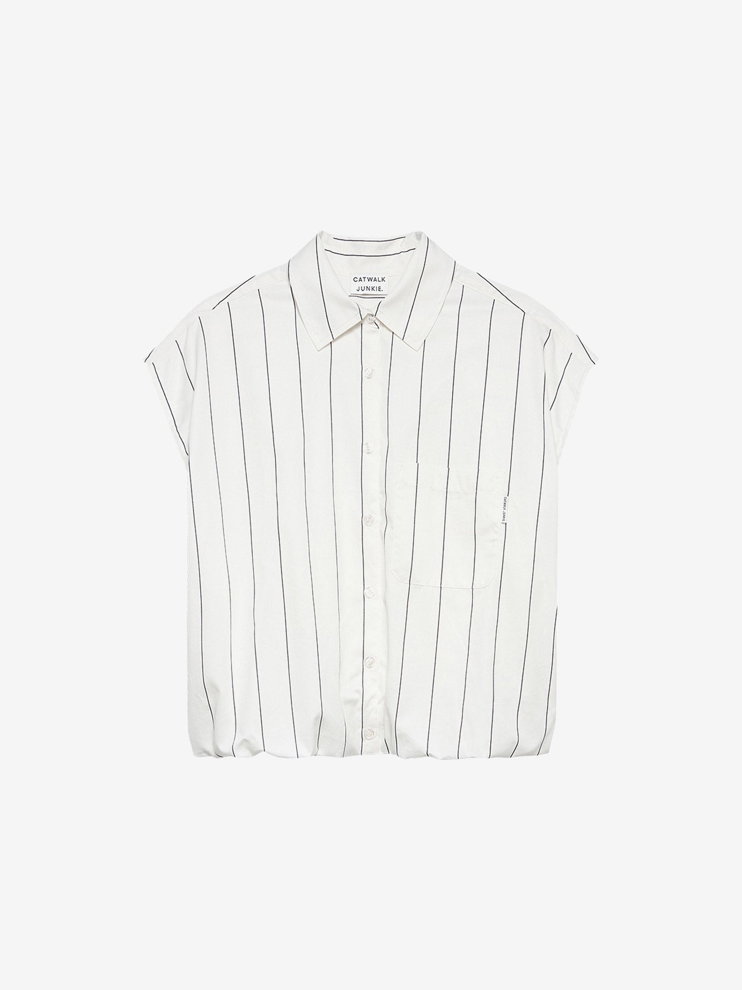 Sleeveless tuck in blouse | Off White