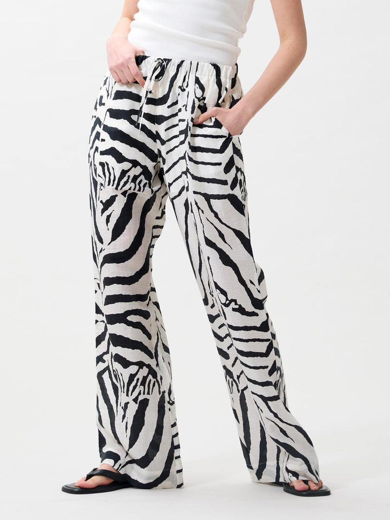 Pull on zebra trousers | Sandshell