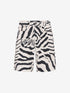 Loose fit zebra jorts | Cement