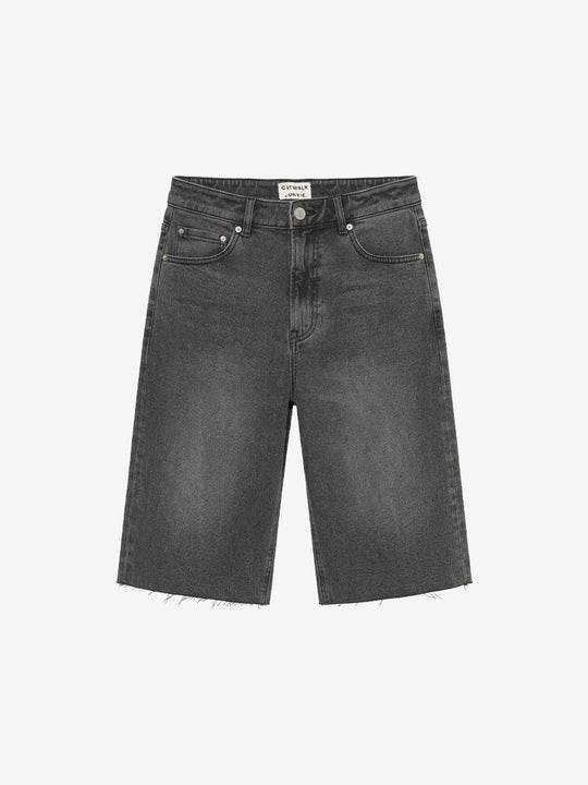 Loose fit jorts | Dark Grey