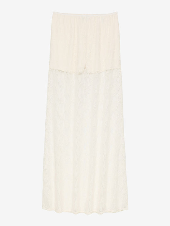Lace skirt | Egret
