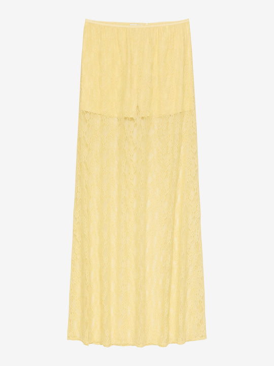 Lace skirt | Mellow Yellow
