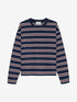 Striped long sleeve | Navy Blazer