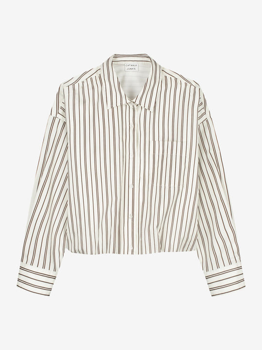 Tuck in blouse | Cream