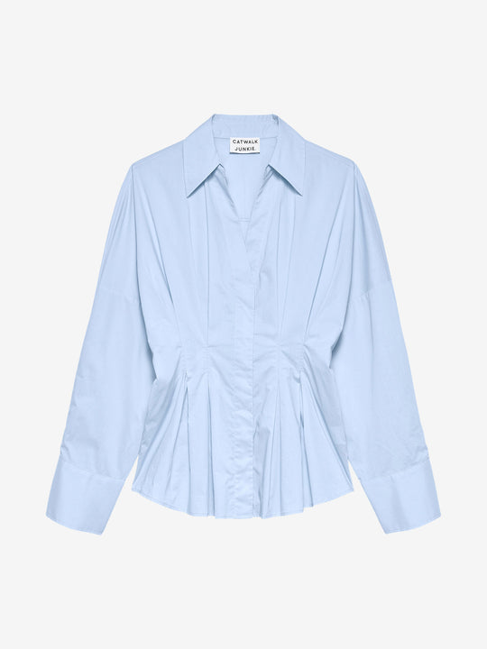 Blouse with waist pleats | Air