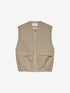 Check bodywarmer | Coffee Bean