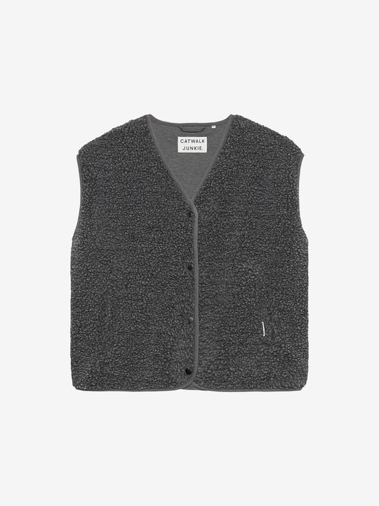 Teddy bodywarmer | Dark Grey