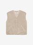 Teddy bodywarmer | Sand