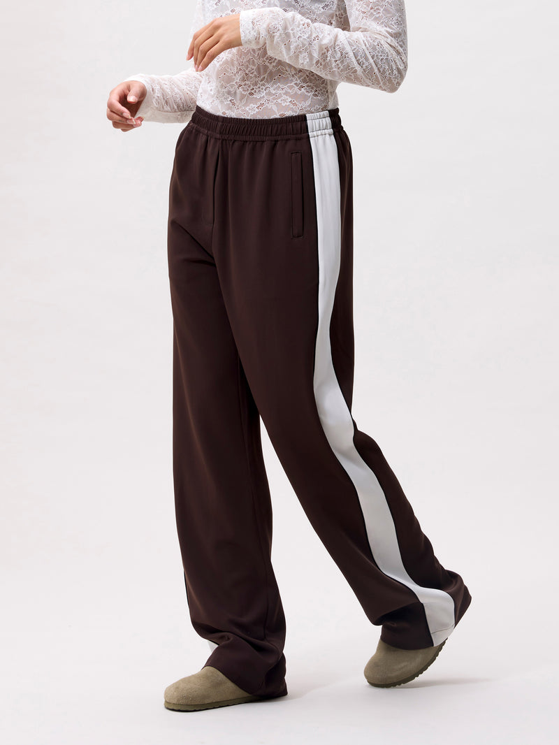 Tracksuit trousers with piping | Coffee Bean