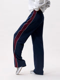 Tracksuit trousers with piping | Navy Blazer