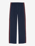 Tracksuit trousers with piping | Navy Blazer