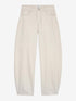 Cropped barrel fit jeans | Cream