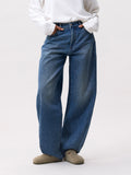Super barrel fit jeans | Medium Blue