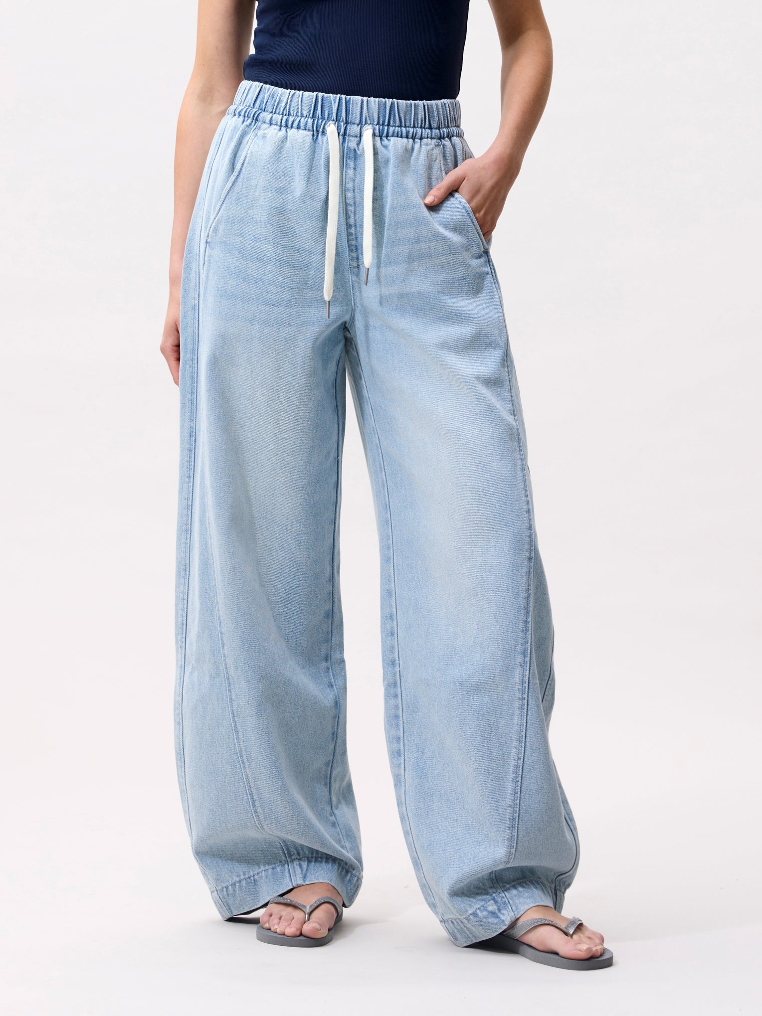 Barrel fit jogger | Light Blue