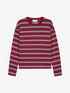 Striped long sleeve | Earth Red