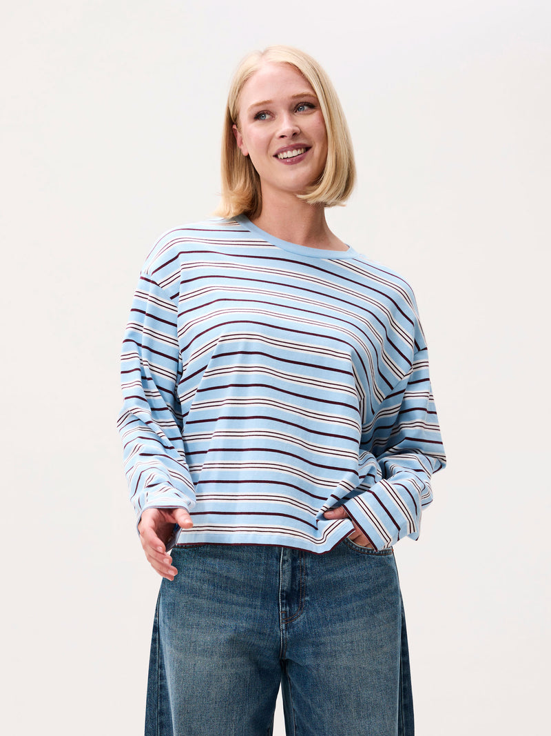 Striped long sleeve | Blue