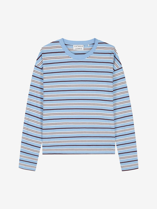 Striped long sleeve | Blue