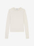 Rib long sleeve | Cream