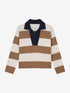 Polo Vneck knit | Caramel