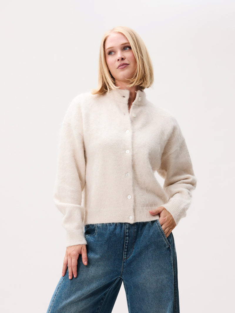 Brushed cardigan | Off White