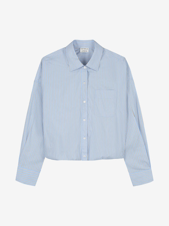 Tuck in blouse | Blue