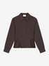 Peplum blouse | Dark Cacao
