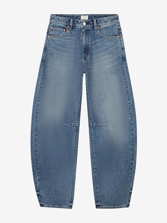 Bold barrel fit jeans | Medium Blue