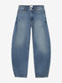 Bold barrel fit jeans | Medium Blue