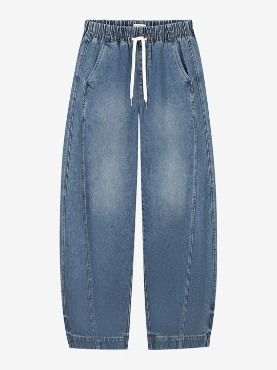 Barrel fit jogger | Medium Blue
