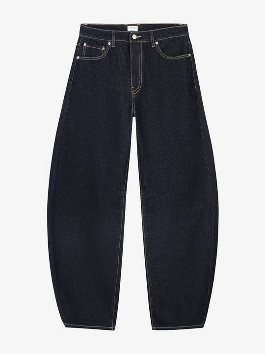 Bold barrel fit jeans | Dark Blue