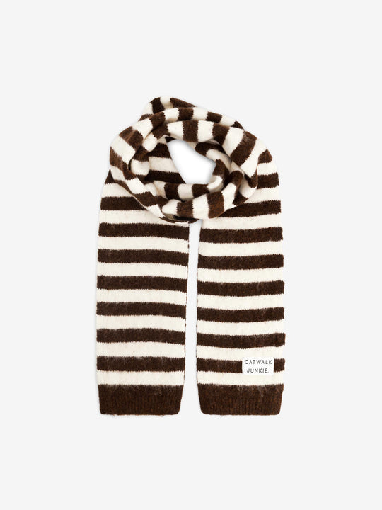 Striped scarf | Brownie