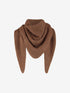 Super soft merino triangle scarf | Caramel