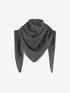 Super soft merino triangle scarf | Dark Grey Melange