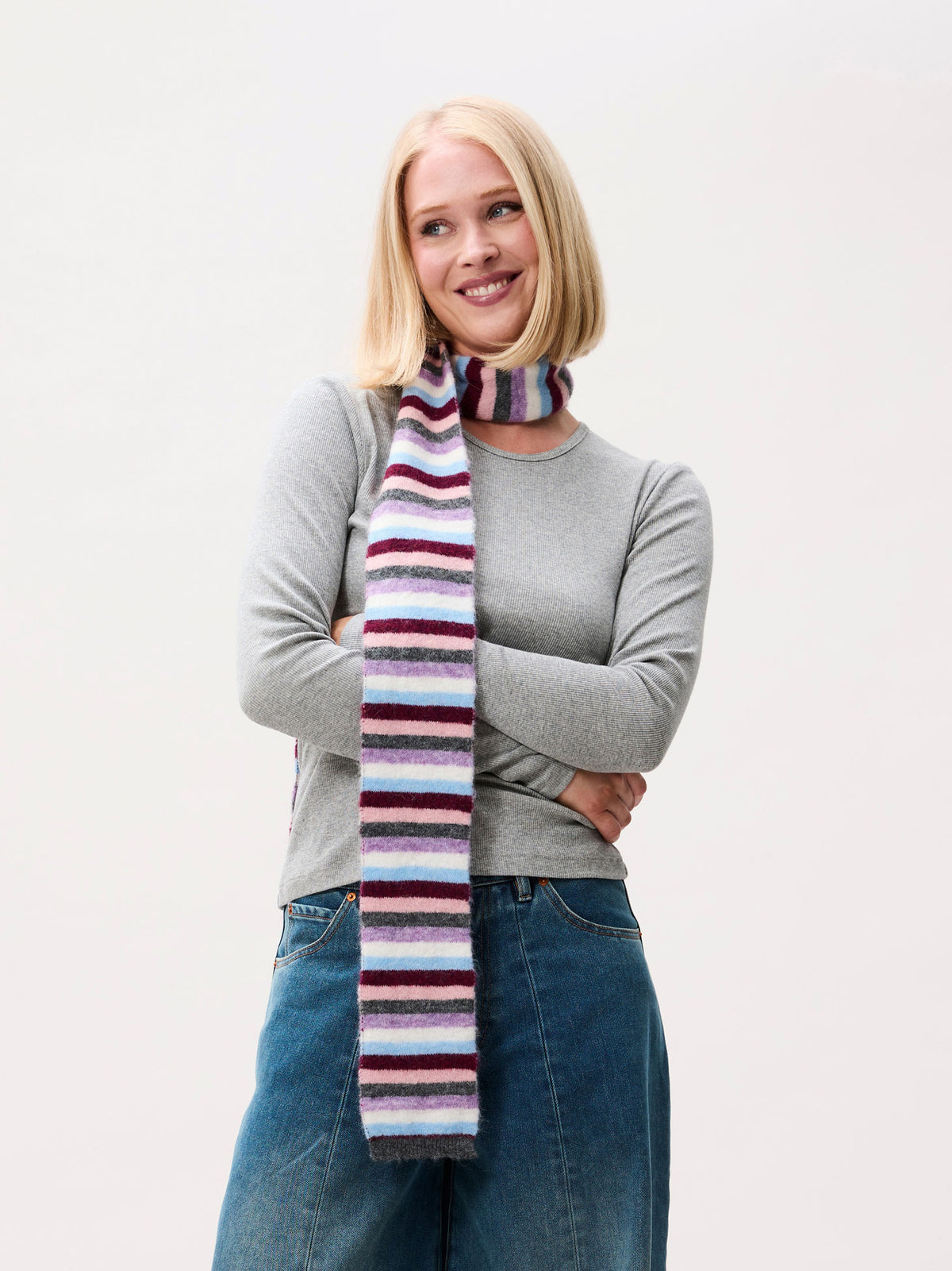 Striped scarf | Multi