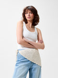 White triangle scarf | Off White