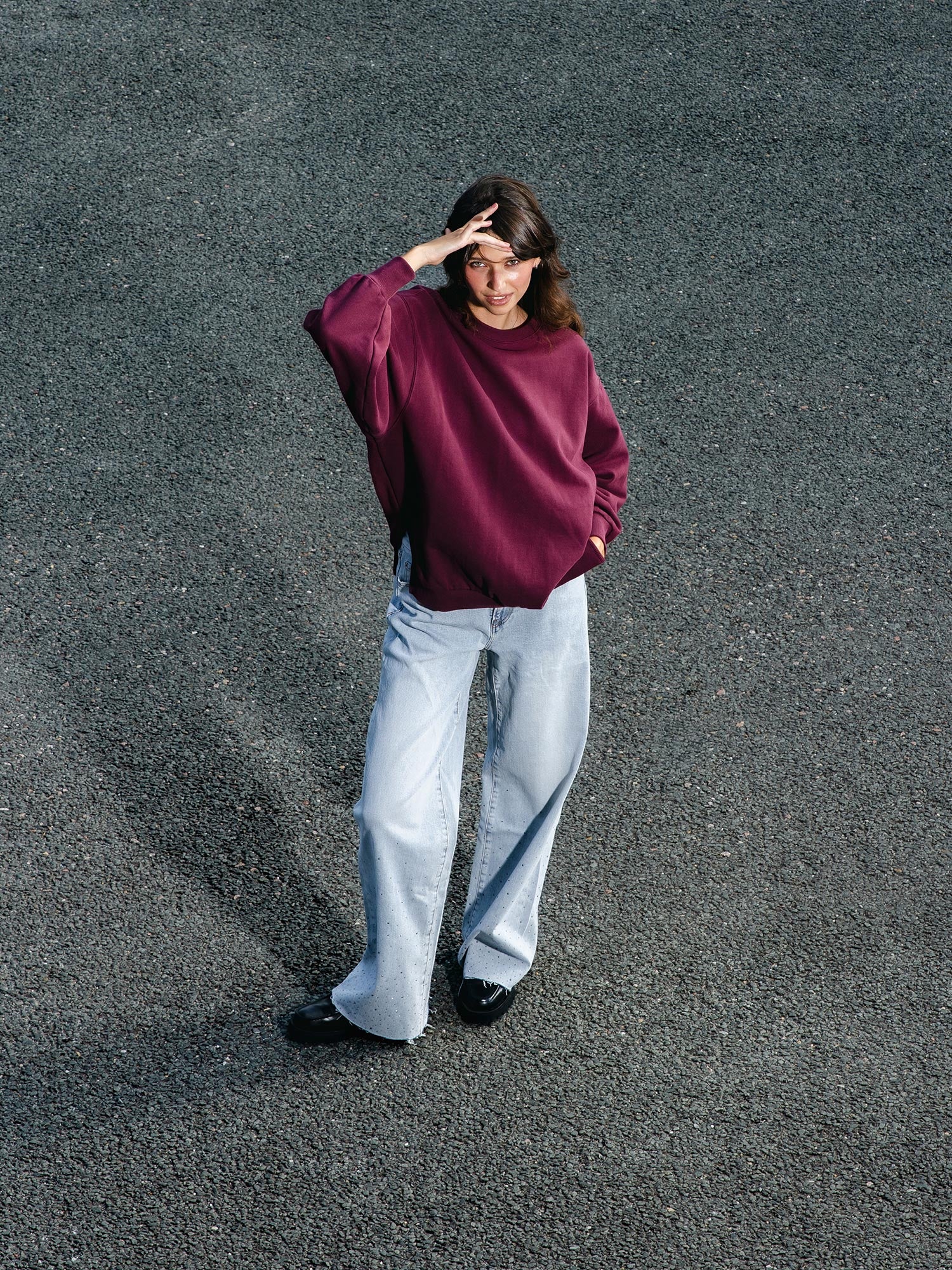 entspannter Pullover | Weinprobe