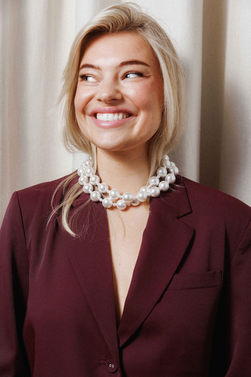 Moonlight pearl necklace | Pearl