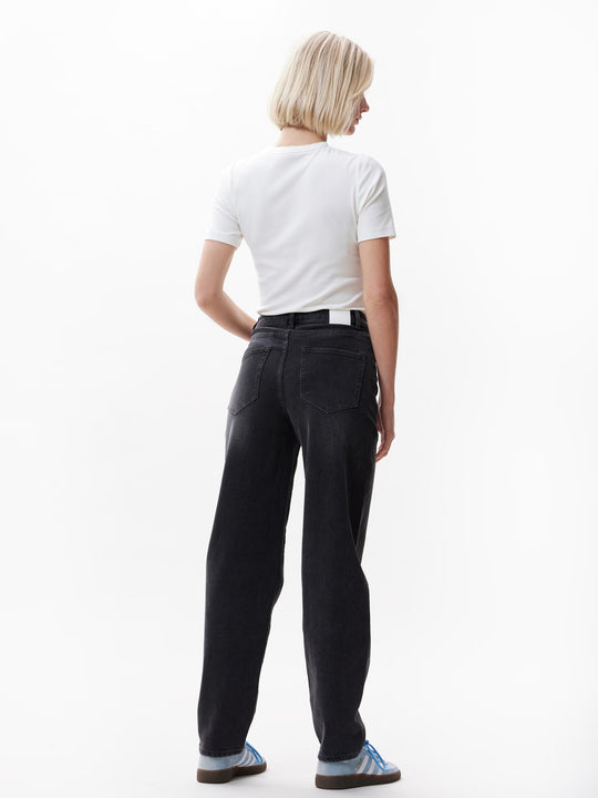 Jeans Barrel | Washed Black