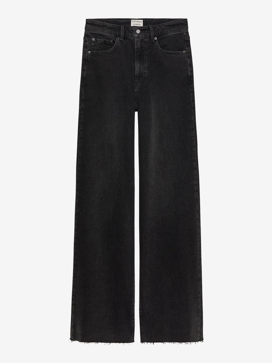 Loose fit jeans | Washed Black