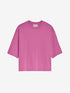 Tshirt met losvallende pasvorm | Super Pink